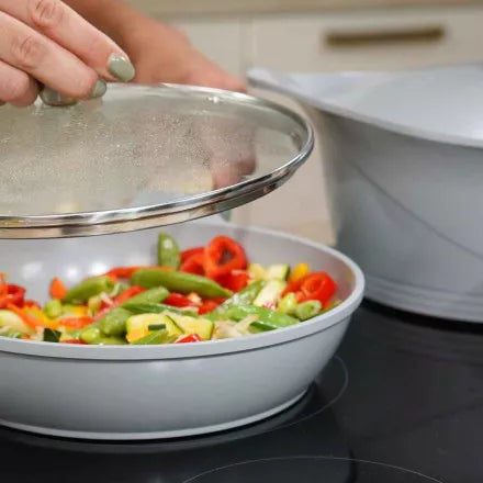 Cookut Cookut - Coperchio in Vetro e Acciaio Inox 28 cm.