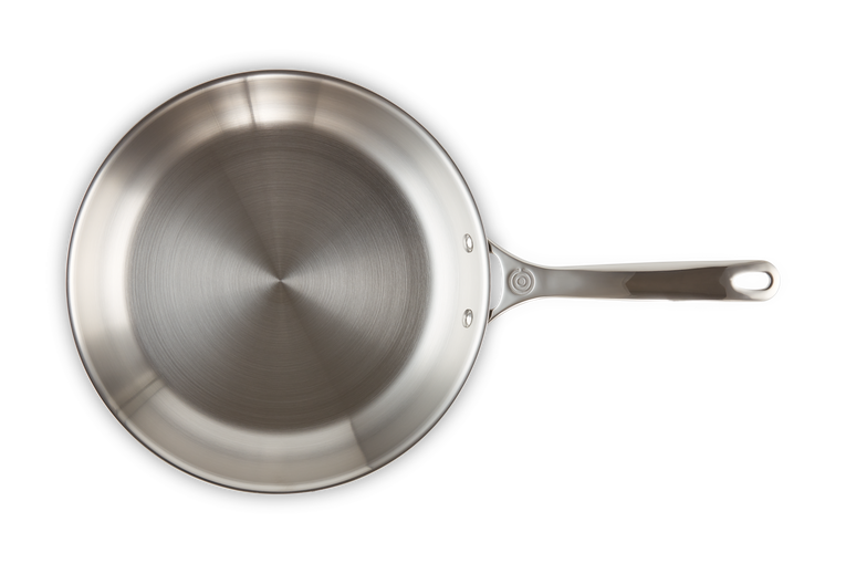 Padella bassa in acciaio inox - 28 CM