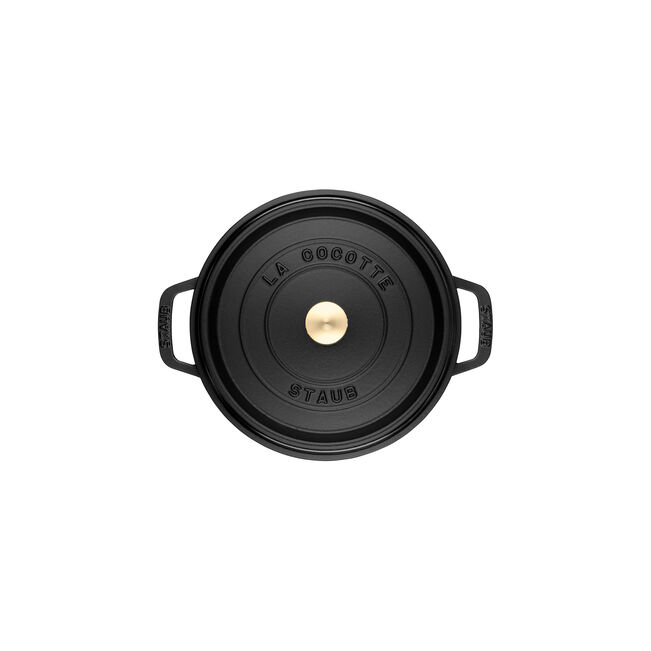 Cocotte rotonda - 26 cm, Nera