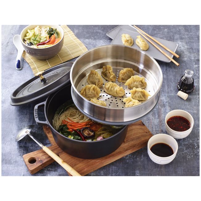 Ballarini ST Cocotte+vap.BLK 26cm i