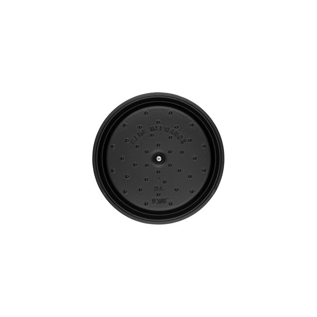 Cocotte rotonda - 24 cm, nero