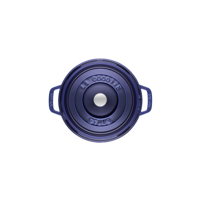 Cocotte rotonda - 26 cm, blu scuro