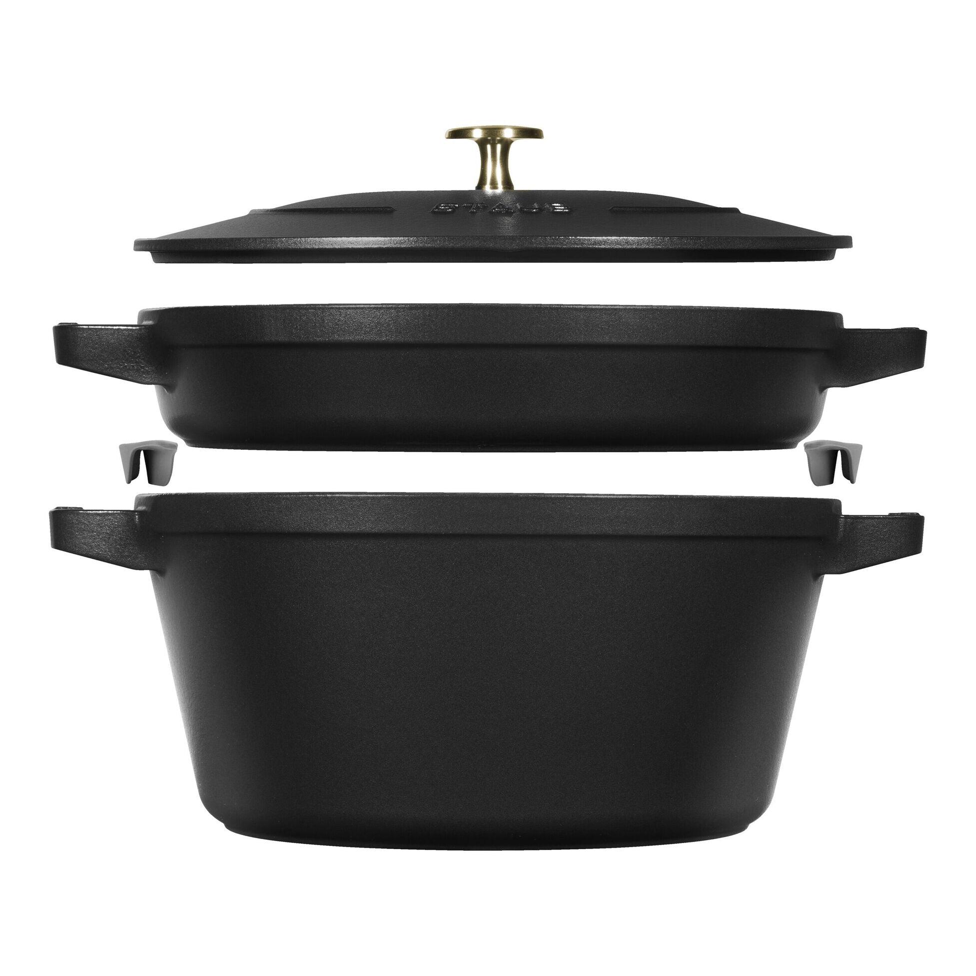 Cocotte BLK set 2p impilabile 24cm i