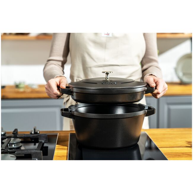 Cocotte BLK set 2p impilabile 24cm i