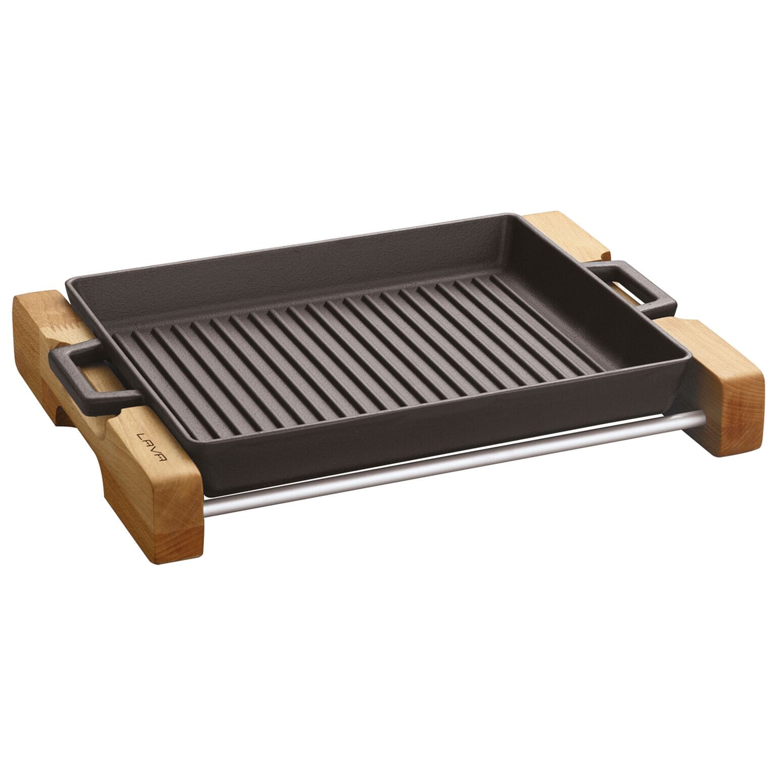 Paderno Bistecchiera Cm 26X32 Con Supporto - 44210S32
