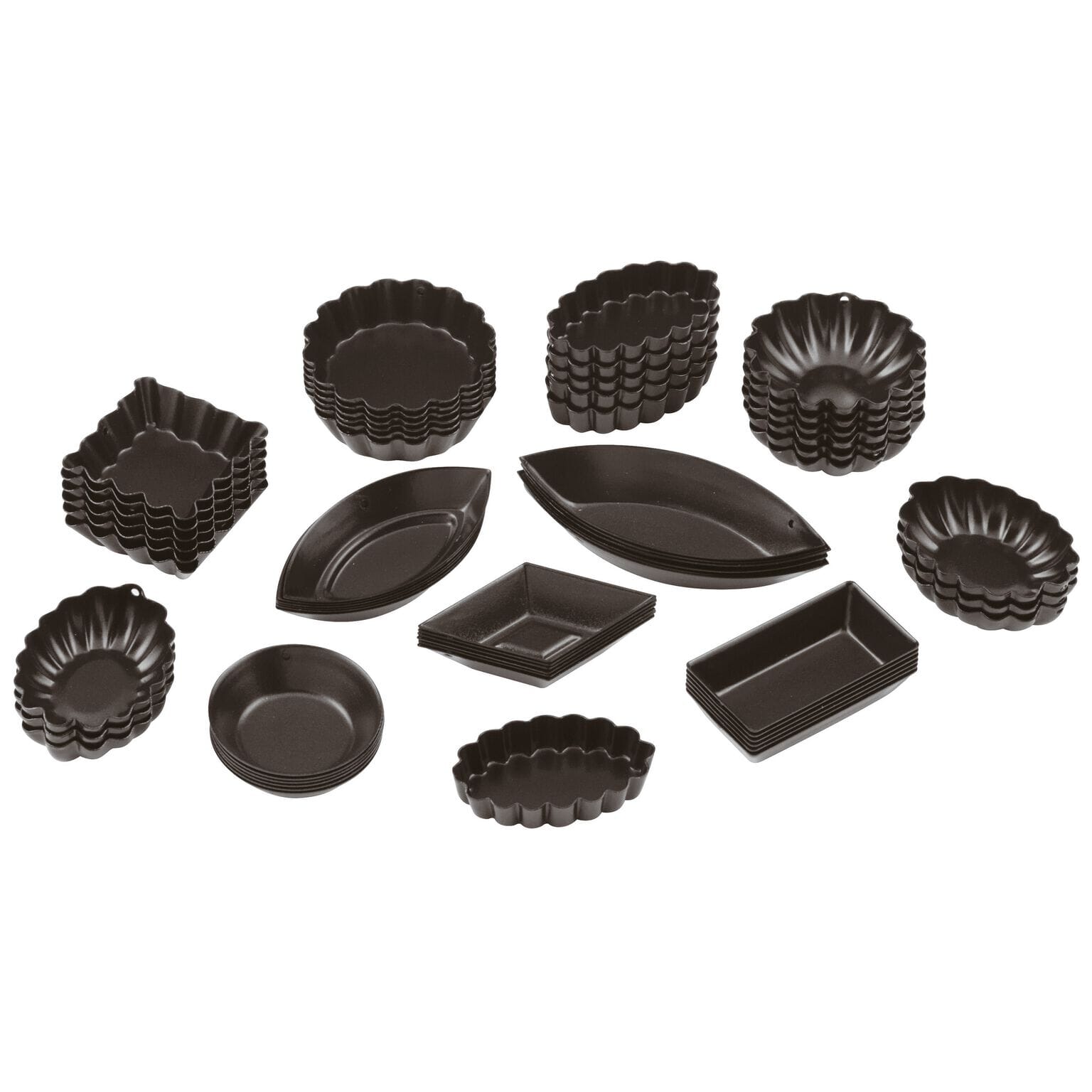 Paderno Scatola 60 Tartellette Assortite - 47730-60