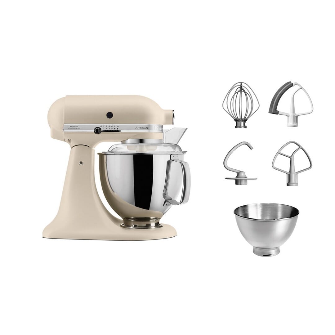 KitchenAid Artisan - Planetaria c/testa reclinabile 4,8L Fresh Linen
