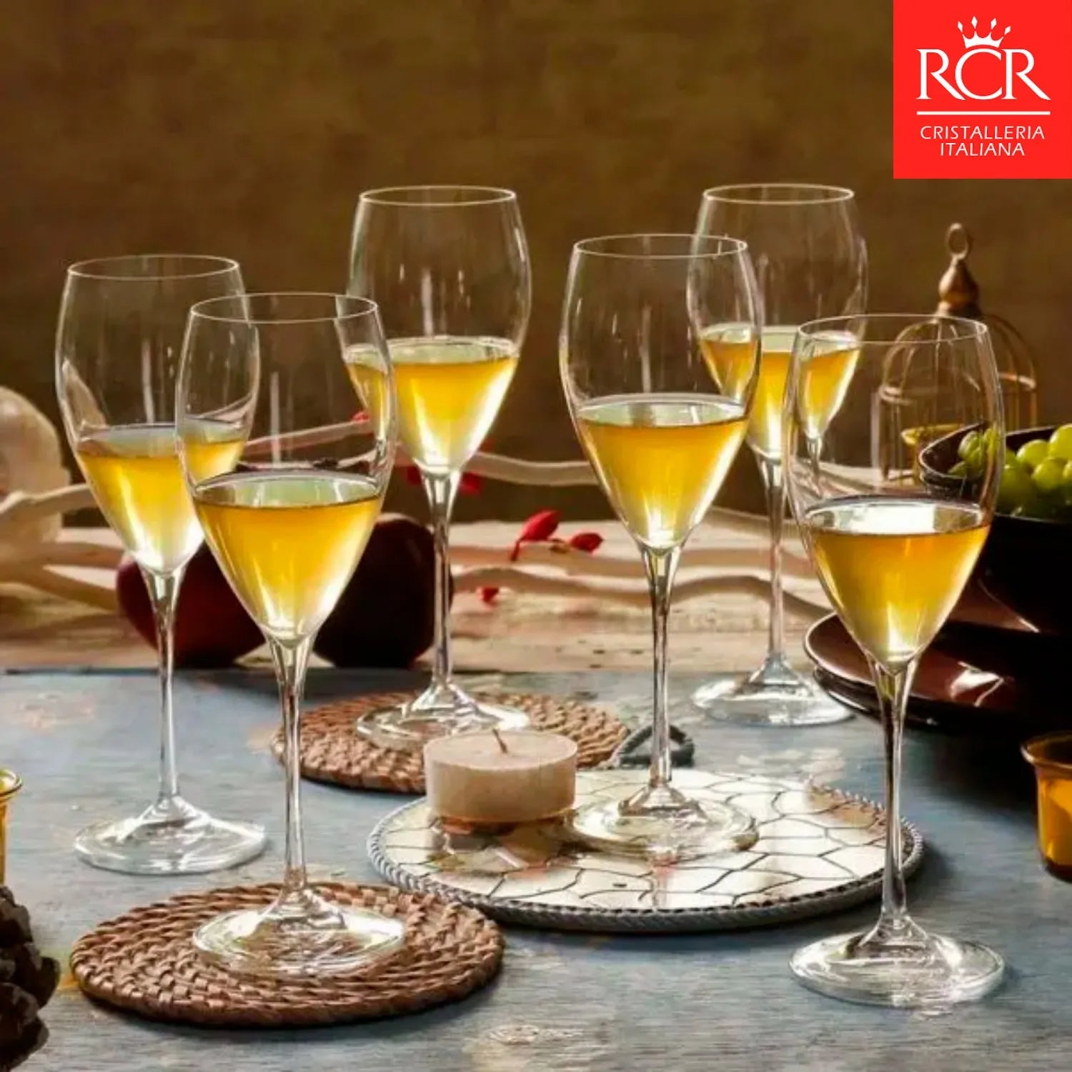 CALICE INVINO I33 - "QUALITY" - SET 6 BICCHIERI