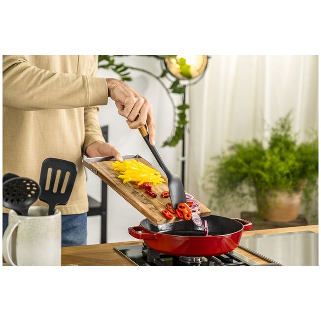 Spatola 31 cm di colore nero in silicone