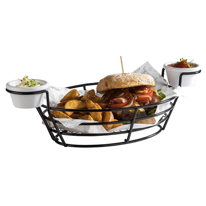Cestino da portata -BURGER+FRITTE-