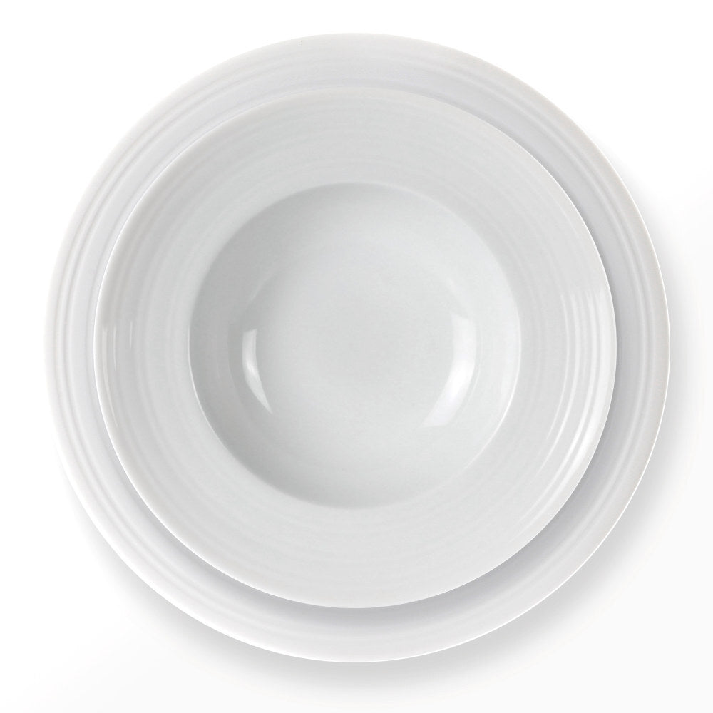 Tavola servizio 18 pezzi Saturn Weiss