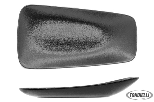 Ariane Fine Porcelain Black Dazzle- Piatto Rettangolare Cm 24X13 - Allumina - 22