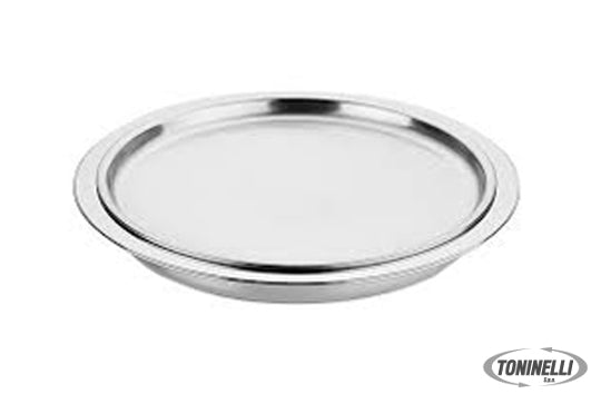 Pinti Inox Buffet-Piatto Affettati Inox Doppia Parete Cm.47,5Xh.5 50952552 - 1