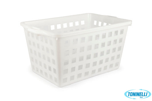 Giganplast           Cesta Forata Cm.63X45X35 Bianco 2200Hd - 2913200