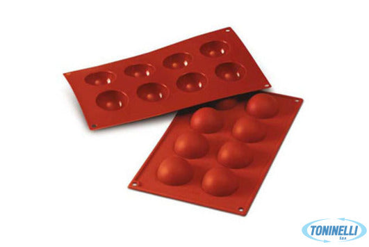 Silikomart Classic Silic-Stampo 8 Semisfere Sf004 - 94001