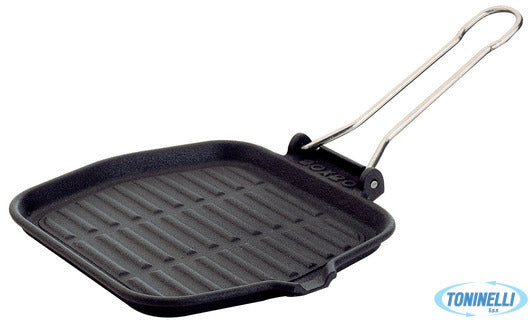 Ilsa                 Dietella - Bistecchiera Ghisa Quadrata Cm 20 Anche Per Indu