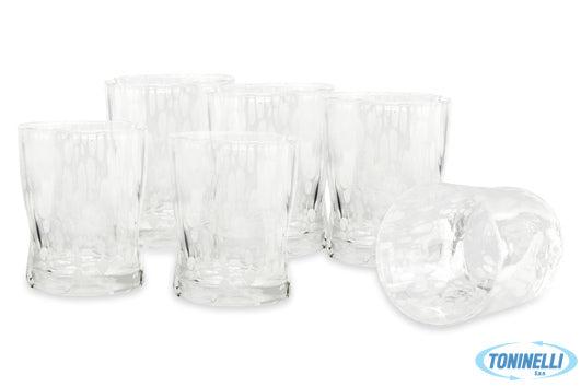 Vetreria Artistica Di Coppola Alessandro Drops-Confezione.6 Bicchieri Acqua Cl 3