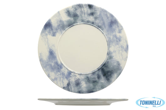 Mesa Ceramics Lda Estoril - Piatto Piano Con Falda Cm 28,7 - 24354