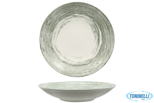 Farika Porselen San.Tic.Ltd.Sti. Focus Grey-Piatto Fondo Coupe In Porcellana Cm.