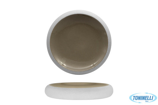 Import Tavola Genesys Evo Grey-Piatto Alto Cm.27 In Porcellana Cb3545-27-F1263 -