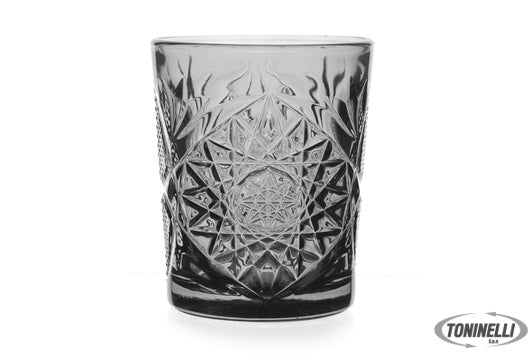 B.V.Koninklijke Nederlandsche Glasfabriek Leerdam Hobstar Grey-Bicchiere Dof Cl