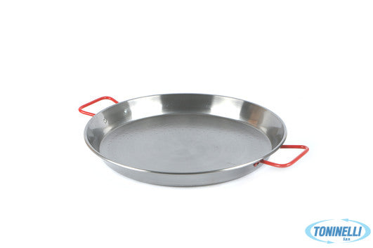Ilsa Ideal-Paellera Cm.46 Acciaio Al Carbonio Spazzolato G10046