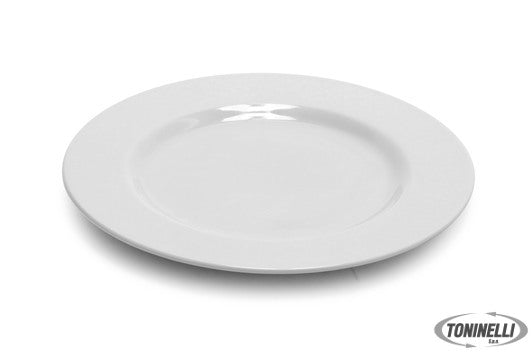 Saturnia  Ischia Bianco - Piatto Piano Cm 28 - 4403