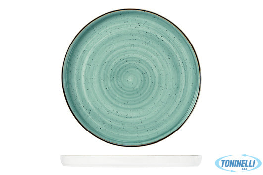 Import Tavola Justcolor Green-Piatto Tondo Con Bordo Cm.28,5 Hp11199-1096K2 - 72