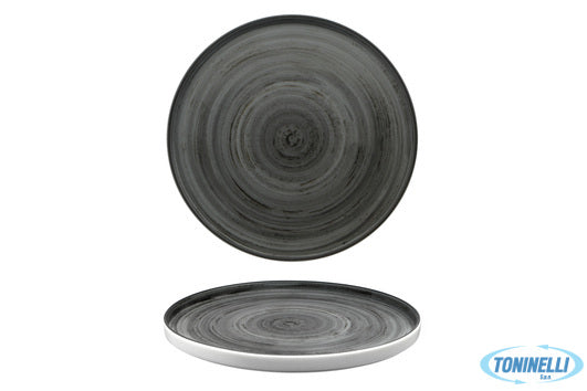 Import Tavola Justcolor Grey-Piatto Tondo Con Bordo 28,5 Chp11199-1135O - 12244