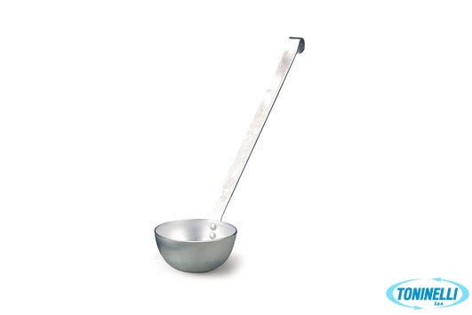 Agnelli Mestolo Con Manico Rigido In Lega Di Alluminio 2 Pezzi Rivettati  Cm.20