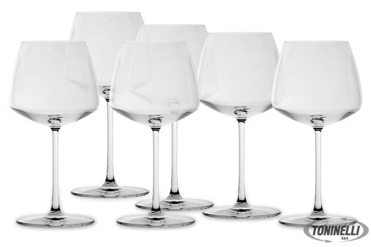 Pasabahce  Mirage Elegant-Confezione 6 Calici Vini Rossi Cl.57 Nude  66093 - 115