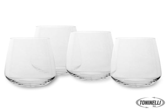 Pasabahce  Mirage-Confezione 4 Bicchieri Dof Whisky Cl.38,5 Nude 64001 - 11554