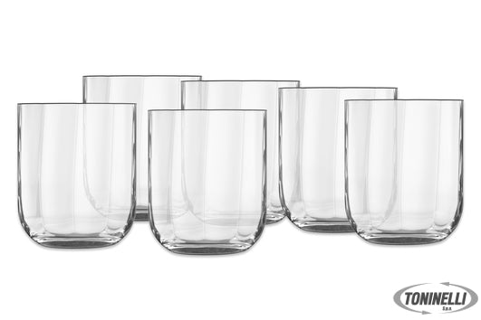 Bormioli Luigi Mixology Jazz Rocks - Confezione 6 Bicchieri Whisky Cl35 - 21968