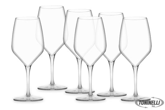 Pasabahce  Napa - Confezione 6 Calici Vino Bianco Cl 36  Tagliato A Freddo - 234