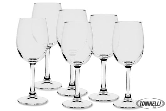 Pasabahce  Palomino - Confezione 6 Calici Vino Bianco Cl 35 In Vetro Temperato -