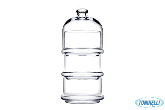 Pasabahce Patisserie-Set 3 Contenitori Con Cupola Cm 8,2X22H 96815 - 16072