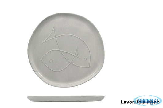 Import Tavola Pelago-Piatto Piano Organic Cm.27 In Gres Porcellanato - 23704