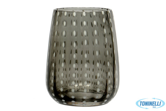 Import Tavola Perlage-Bicchiere Acqua In Vetro Grigio Cl.36 - 9997