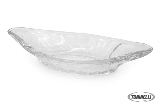 B.V.Koninklijke Nederlandsche Glasfabriek Leerdam Piatto Vetro Banana Split Oval