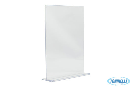 Securit Porta Poster Da Tavolo In Acrilico Formato Retto A L A4, Cm 21X30 Pft-A