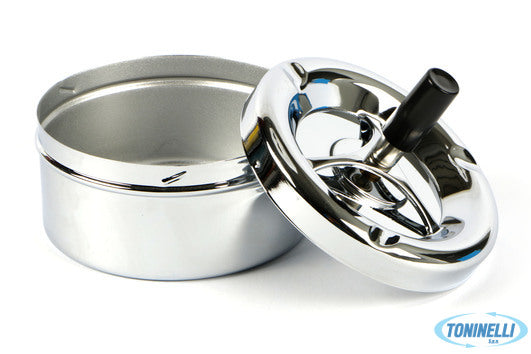 Eva Posacenere A Pulsante Inox Cm.11 073017 - 3128200