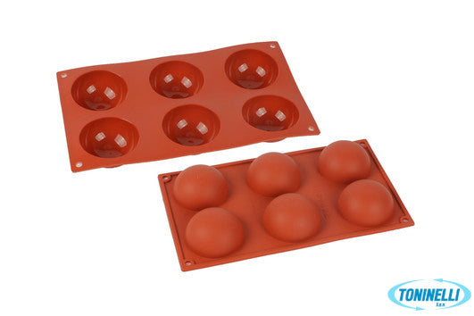 Silikomart Prof-Stampo 6 Semisfere Mm70X35 - 2933600