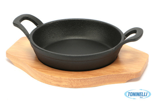 Import Tavola Professional Think-Casseruola 2 Manici Ghisa Tonda Cm.16 Con Base