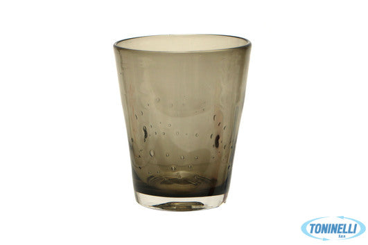 Import Tavola Rialto-Bicchiere Acqua Cl.35 Incamiciato Grigio T090105Cg - 1776