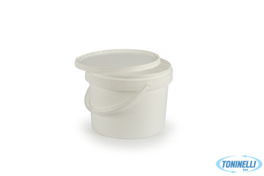 Isi Food Secchio Alimenti Con Coperchio Polipropilene Lt.11,8 Bianco - 3119100