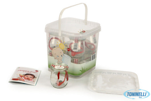 Dosen-Zentrale Zuchner Gmbh Set Bebe Weck-Secchiello 9 Vasi Ml220 Con Coperchio