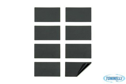 Securit Set Da 8 Etichette Lavagne Adesive Rettangolari Nere Cm 8,5X5 Cs-Rect-8