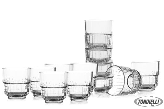 B.V.Koninklijke Nederlandsche Glasfabriek Leerdam Tarq - Confezione 12 Bicchieri