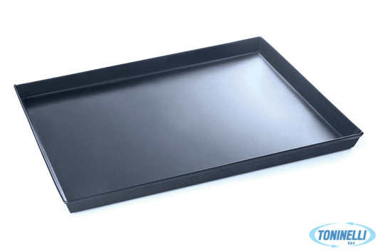 Cerutti Inox Srl Uninominale Teglia Rettangolare Lamiera Blu Pareti Svasate Cm 6