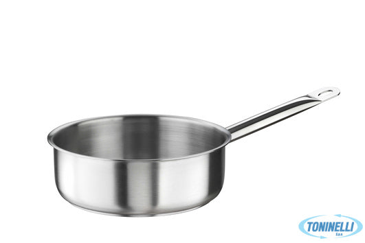 Pinti Inox Tender-Casseruola Bassa 1 Manico Cm 24 H 8 Lt 3,5 Inox 33901024 - 155